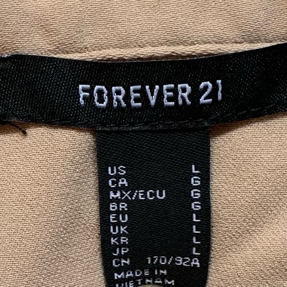 forever 21 trenchcoat dress L - Picture 3 of 5